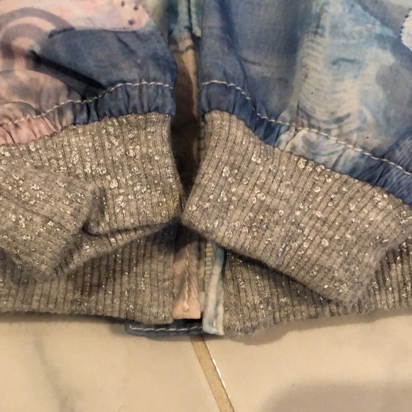 Diesel kids blue zip up jacket. Grey trim. EUC! - Picture 2 of 4